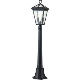 Quintiesse Alford Place lampa stojąca zewnętrzna 2x40 W czarna QN-ALFORD-PLACE-4B-S-MB