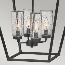 Quintiesse Alford Place lampa wisząca 4x40 W czarna QN-ALFORD-PLACE-4P-MB
