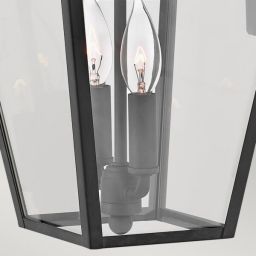 Quintiesse Alford Place kinkiet zewnętrzny 2x40 W czarny QN-ALFORD-PLACE2-S-MB