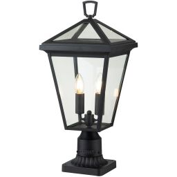 Quintiesse Alford Place lampa stojąca zewnętrzna 2x40 W czarna QN-ALFORD-PLACE3-M-MB