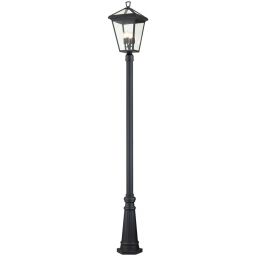 Quintiesse Alford Place lampa stojąca zewnętrzna 4x40 W czarna QN-ALFORD-PLACE5-L-MB