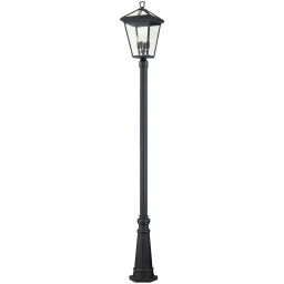 Quintiesse Alford Place lampa stojąca zewnętrzna 4x40 W czarna QN-ALFORD-PLACE5-L-MB