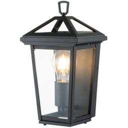 Quintiesse Alford Place lampa podsufitowa zewnętrzna 1x40 W czarna QN-ALFORD-PLACE7-S-MB
