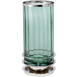 Quintiesse Arno lampa stołowa 1x9 W zielona/polerowny nikiel QN-ARNO-GREEN-PN