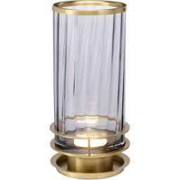 Quintiesse Arno lampa stołowa 1x9 W przydymiona-postarzany mosiądz QN-ARNO-SMOKE-AB