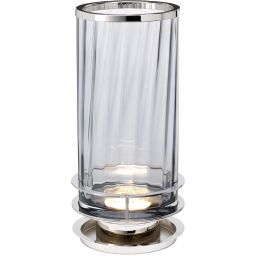 Quintiesse Arno lampa stołowa 1x9 W przydymiona/polerowany nikiel  QN-ARNO-SMOKE-PN