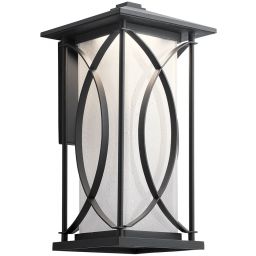 Quintiesse Ashbern kinkiet zewnętrzny 1x60 W teksturowana czerń QN-ASHBERN-S