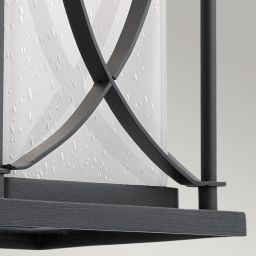 Quintiesse Ashbern kinkiet zewnętrzny 1x60 W teksturowana czerń QN-ASHBERN-S