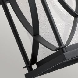 Quintiesse Ashbern kinkiet zewnętrzny 1x60 W teksturowana czerń QN-ASHBERN-M