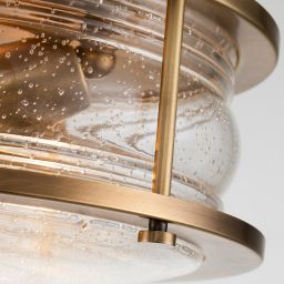 Quintiesse Ashland Bay plafon 2x60 W mosiądz QN-ASHLANDBAY-F-NBR-BATH