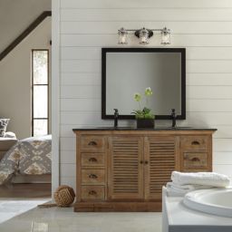 Quintiesse Ashland Bay kinkiet 3x60 W polerowany chrom QN-ASHLANDBAY3-PC-BATH