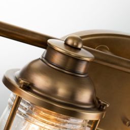 Quintiesse Ashland Bay kinkiet 4x60 W mosiądz QN-ASHLANDBAY4-NBR-BATH