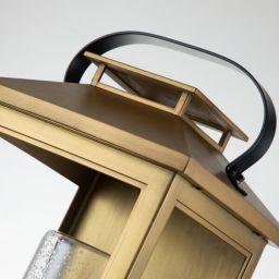 Quintiesse Atwater kinkiet zewnętrzny 1x60 W postarzany mosiądz QN-ATWATER-L-PDB