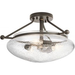 Quintiesse Belle lampa podsufitowa 3x40 W stary brąz QN-BELLE-SF-OZ