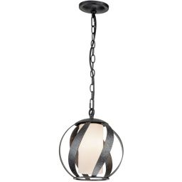 Quintiesse Blacksmith lampa wisząca 1x40 W stara czerń-opal QN-BLACKSMITH-P-OBK