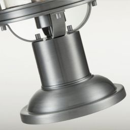 Quintiesse Booker lampa stojąca zewnętrzna 1x60 W przezroczysta-aluminium QN-BOOKER3-M-IA