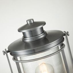 Quintiesse Booker lampa stojąca zewnętrzna 1x60 W przezroczysta-aluminium QN-BOOKER3-M-IA