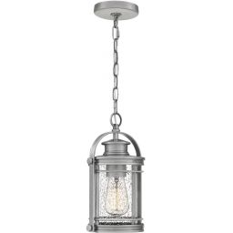 Quintiesse Booker lampa wisząca 1x60 W przezroczysta-aluminium QN-BOOKER8-S-IA