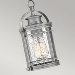 Quintiesse Booker lampa wisząca 1x60 W przezroczysta-aluminium QN-BOOKER8-S-IA