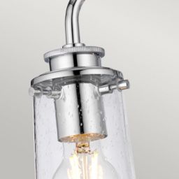 Quintiesse Braelyn kinkiet 3x40 W polerowany chrom-przezroczysty QN-BRAELYN3-PC