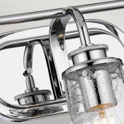 Quintiesse Braelyn kinkiet 3x40 W polerowany chrom-przezroczysty QN-BRAELYN3-PC