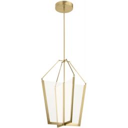 Quintiesse Calters lampa wisząca 1x49 W szampańskie złoto QN-CALTERS-P-M-CG