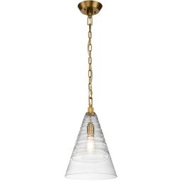 Quintiesse Elmore lampa wisząca 1x60 W oksydowany mosiądz QN-ELMORE-P-BBS