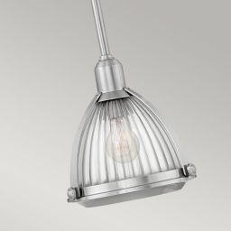 Quintiesse Elroy lampa wisząca 1x60 W szczotkowany nikiel QN-ELROY-BN