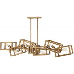 Quintiesse Ensemble lampa wisząca 6x60 W szczotkowany brąz QN-ENSEMBLE6-BB