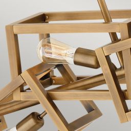 Quintiesse Ensemble lampa wisząca 6x60 W szczotkowany brąz QN-ENSEMBLE6-BB