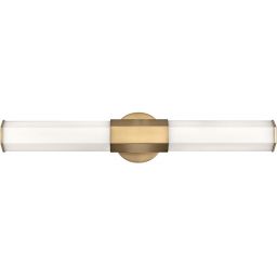 Quintiesse Facet kinkiet 2x12 W stary mosiądz-opal QN-FACET-LED2-HB-BATH