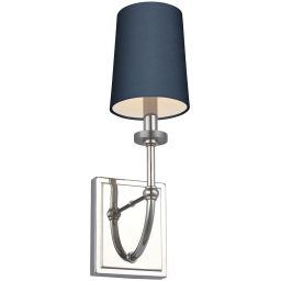 Quintiesse Felixstowe kinkiet 1x3 W polerowany chrom-niebieski QN-FELIXSTOWE1-B