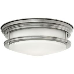 Quintiesse Hadrian lampa podsufitowa 2x40 W szkło opalizowane/antyczny nikiel QN-HADRIAN-FS-AN-OPAL