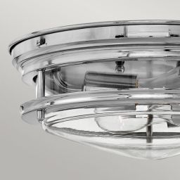 Quintiesse Hadrian lampa podsufitowa 2x40 W chrom-przezroczysta QN-HADRIAN-FS-CM-CLEAR