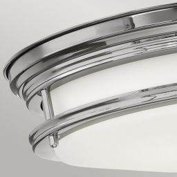 Quintiesse Hadrian lampa podsufitowa 2x40 W chrom-szkło opalizowane QN-HADRIAN-FS-CM-OPAL