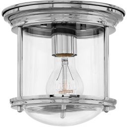 Quintiesse Hadrian lampa podsufitowa 1x60 W chrom-przezroczysta QN-HADRIAN-MINI-F-CM-CLEAR