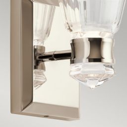 Quintiesse Kayva kinkiet 1x8 W polerowany nikiel QN-KAYVA1-PN