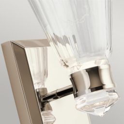 Quintiesse Kayva kinkiet 1x8 W polerowany nikiel QN-KAYVA1-PN