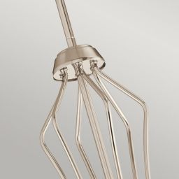 Quintiesse Kayva lampa wisząca 24 W polerowany nikiel QN-KAYVA9-PN