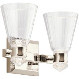 Quintiesse Kayva kinkiet 12 W polerowany nikiel QN-KAYVA2-PN