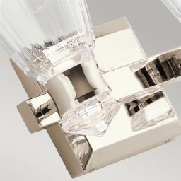 Quintiesse Kayva kinkiet 12 W polerowany nikiel QN-KAYVA2-PN