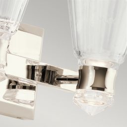 Quintiesse Kayva kinkiet 12 W polerowany nikiel QN-KAYVA2-PN