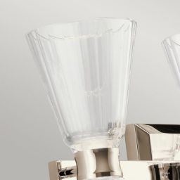 Quintiesse Kayva kinkiet 18 W polerowany nikiel QN-KAYVA3-PN