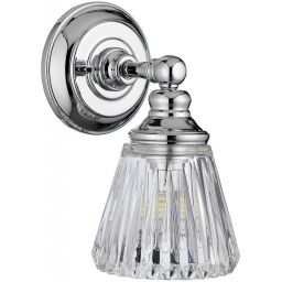 Quintiesse Keynes kinkiet 1x3 W polerowany chrom-przezroczysty QN-KEYNES1-BATH