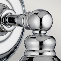 Quintiesse Keynes kinkiet 1x3 W polerowany chrom-przezroczysty QN-KEYNES1-BATH