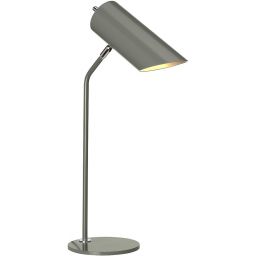 Elstead Lighting Quinto lampa biurkowa 1x8 W ciemnoszara-polerowany nikiel QUINTO-TL-GPN