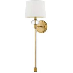 Elstead Lighting Barbour kinkiet 1x40 W postarzany mosiądz QZ-BARBOUR1-WS