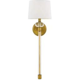 Elstead Lighting Barbour kinkiet 1x40 W postarzany mosiądz QZ-BARBOUR1-WS