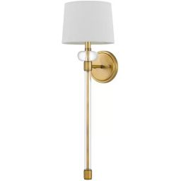 Elstead Lighting Barbour kinkiet 1x40 W postarzany mosiądz QZ-BARBOUR1-WS