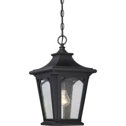 Elstead Lighting Bedford lampa wisząca 1x60 W czarna QZ-BEDFORD8-S